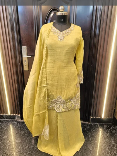 Cutwork Sharara Set