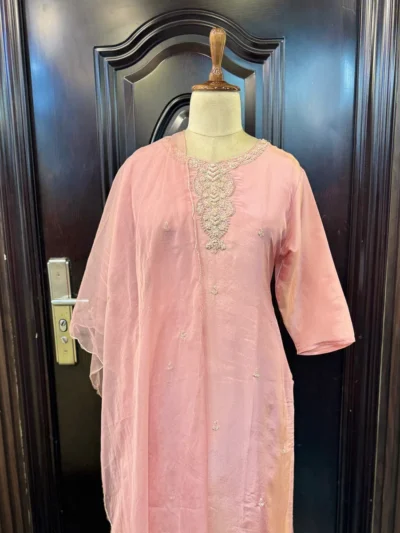 Pink Handwork Suit Set