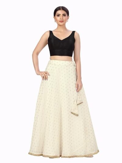 Studio Shringaar Women's Polyester Maxi Skirt