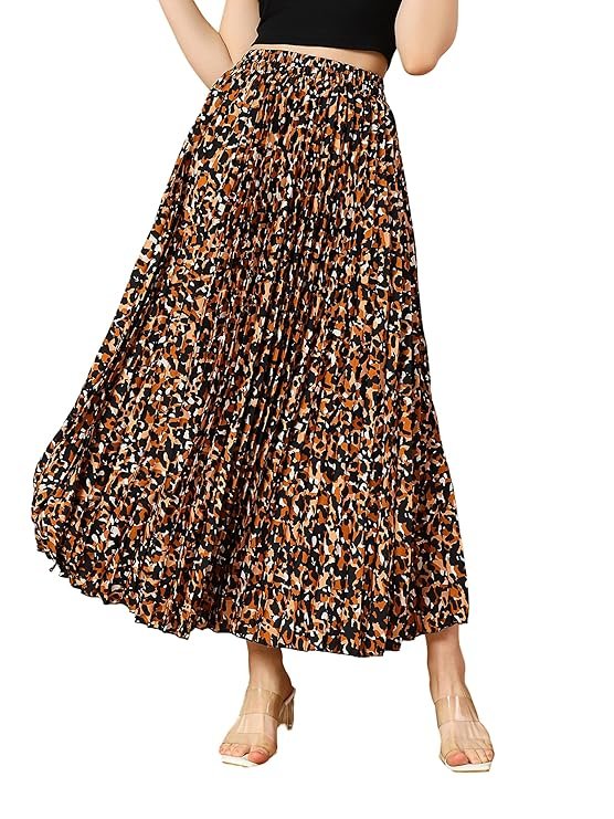 Floral Printed Maxi Skirt - Image 2