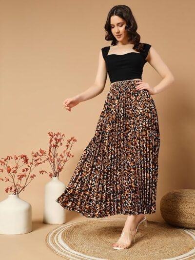 Floral Printed Maxi Skirt