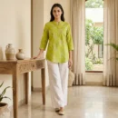 Lemon Women Floral Printed Short Kurti